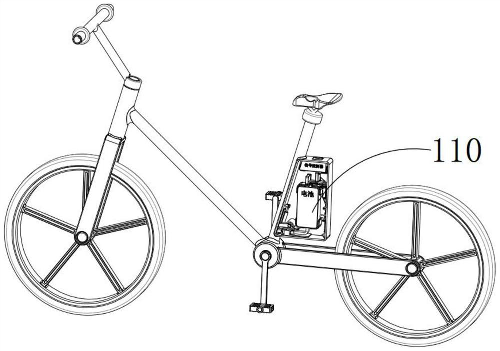 A guide docking member for battery power transmission