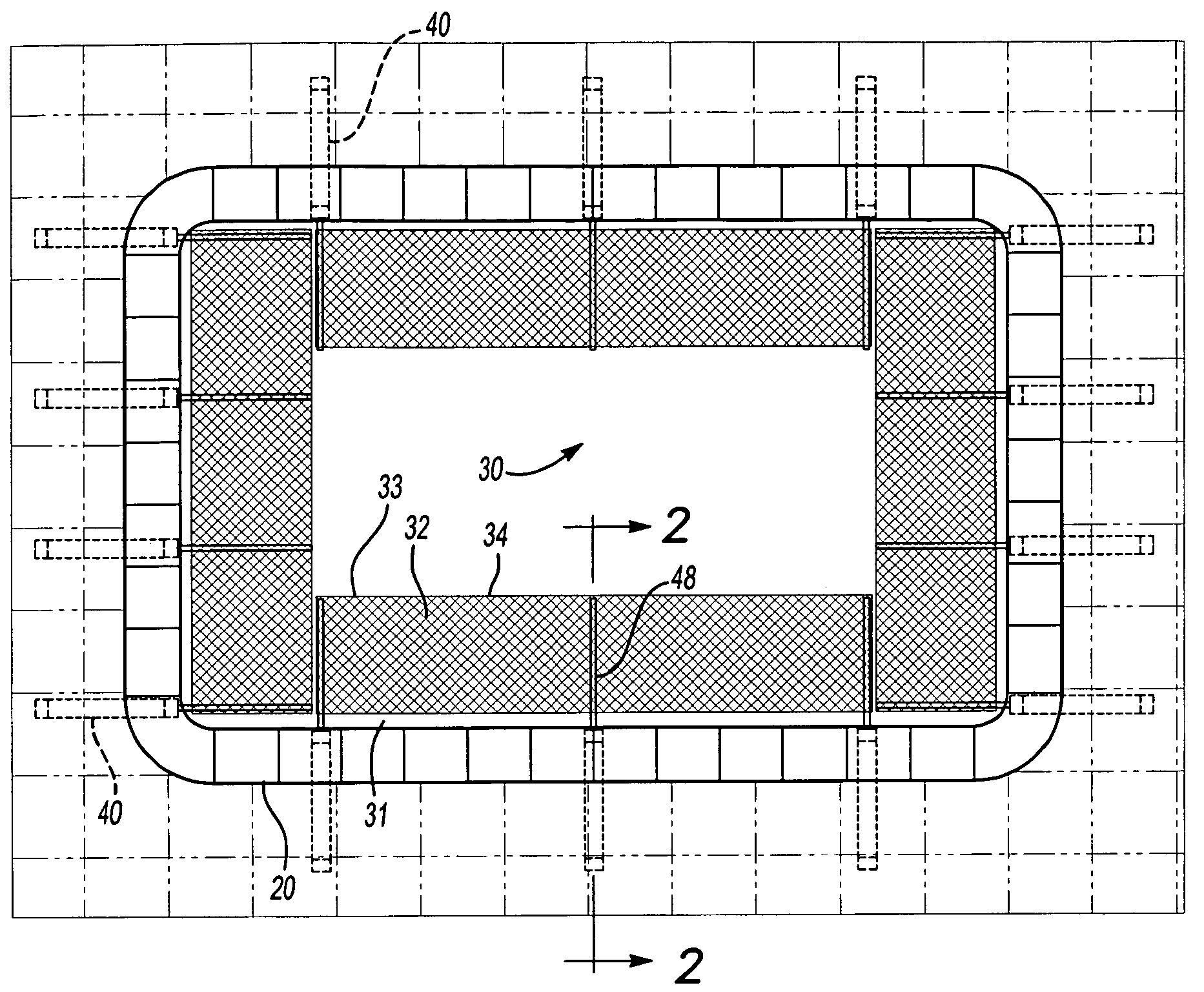 Swimming pool safety net system