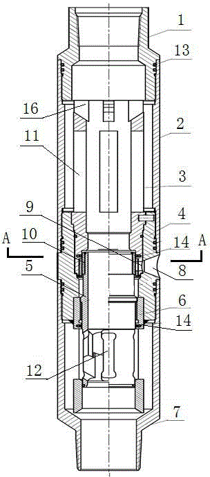 Bridge type concentric water distributor