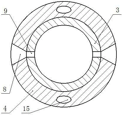 Bridge type concentric water distributor