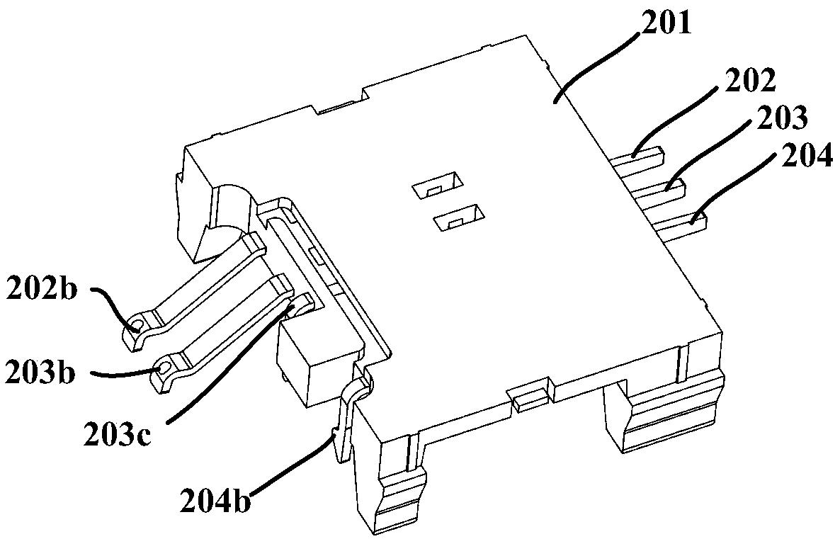 Photoelectric linkage port card holder for communication