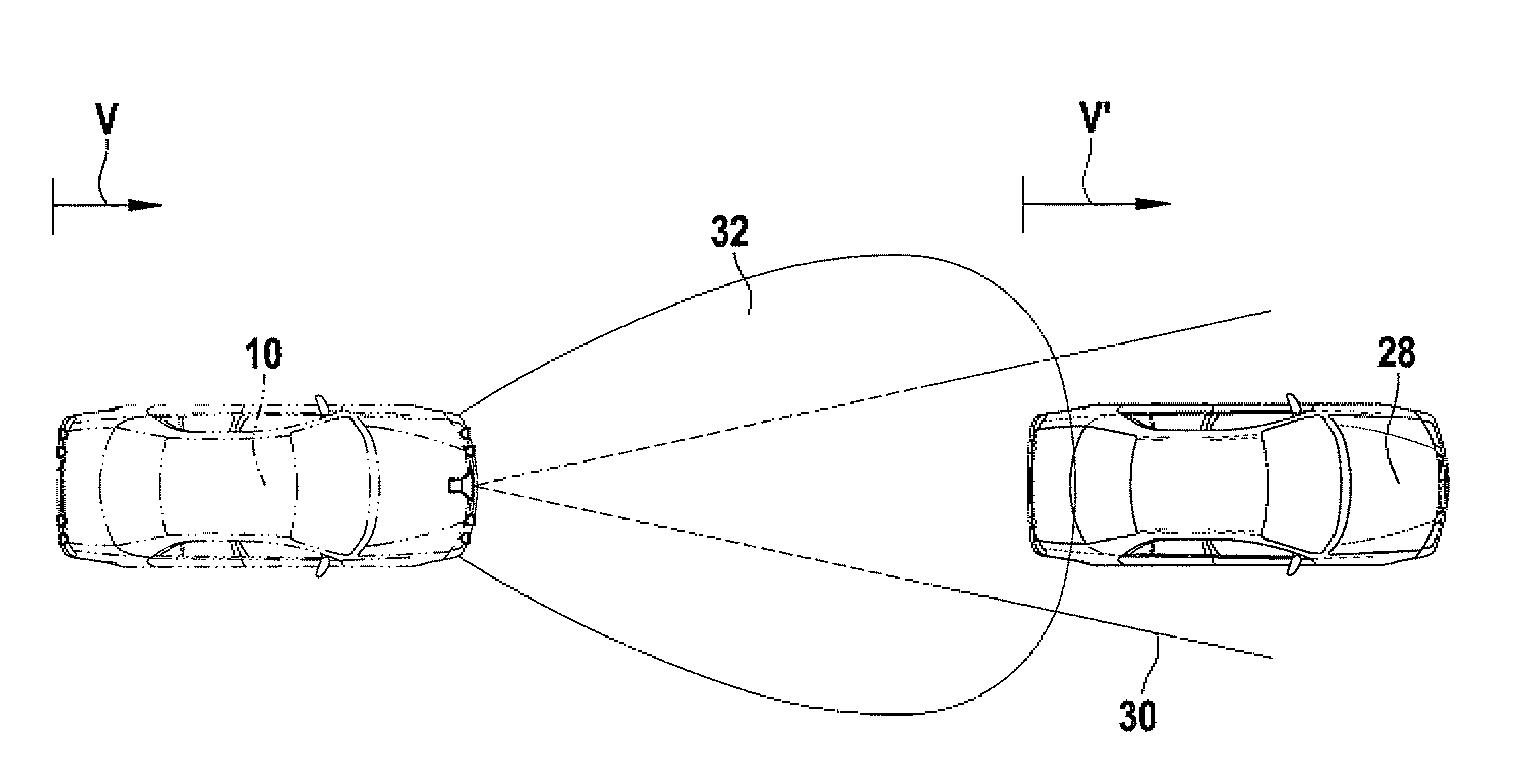 Distance controller with automatic stop function