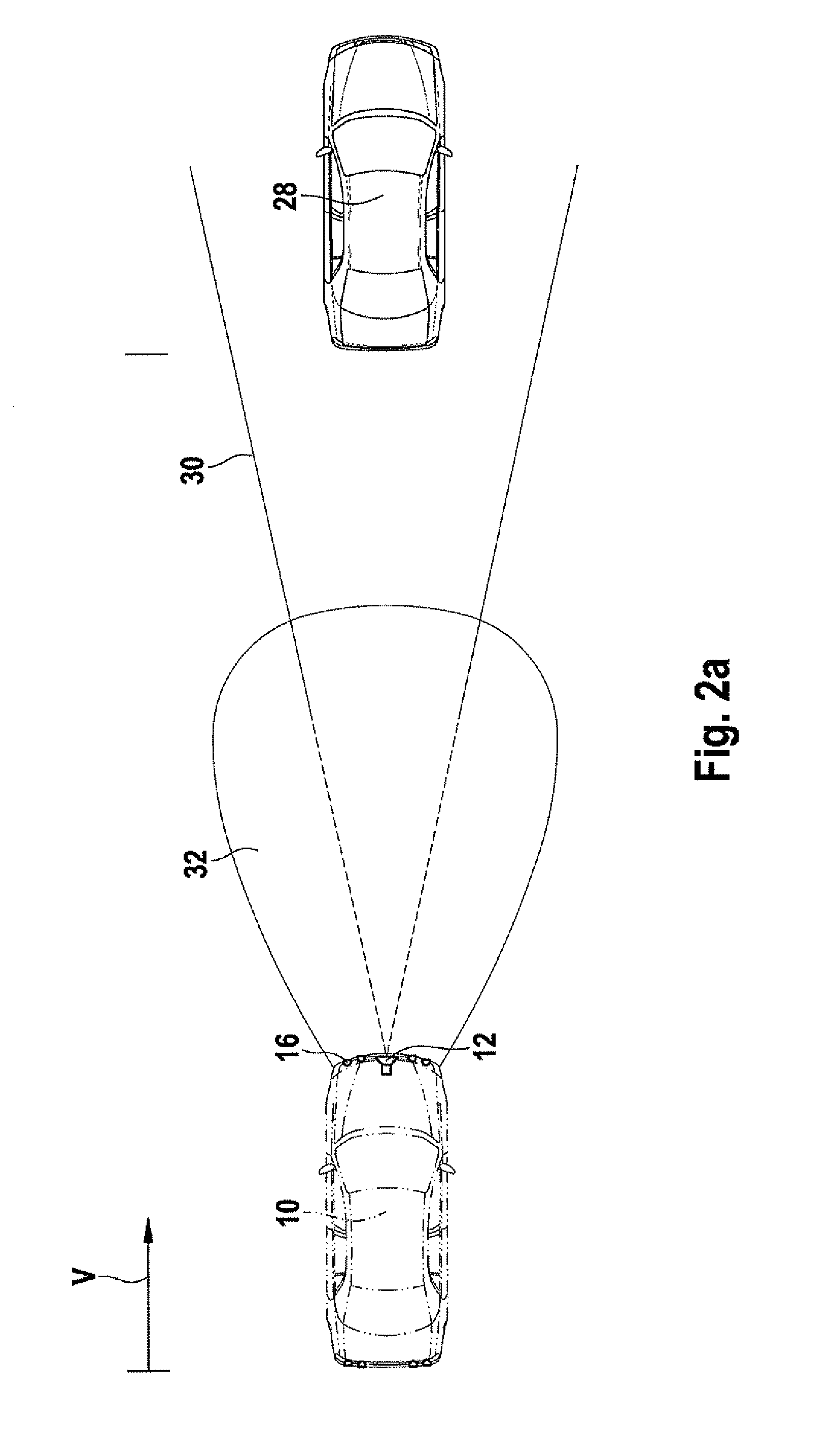 Distance controller with automatic stop function