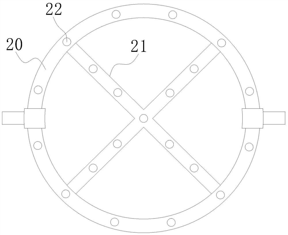 Rapeseed dust-washing and drying device for rapeseed oil production