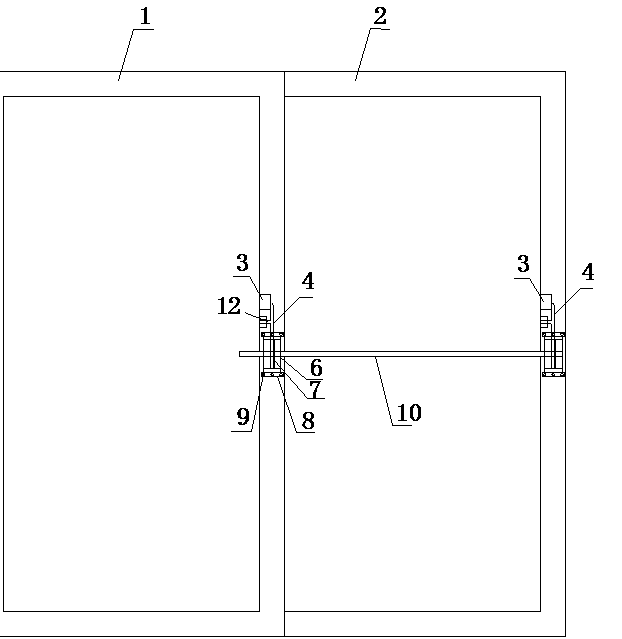 Door and window with adjustable security door and window seam