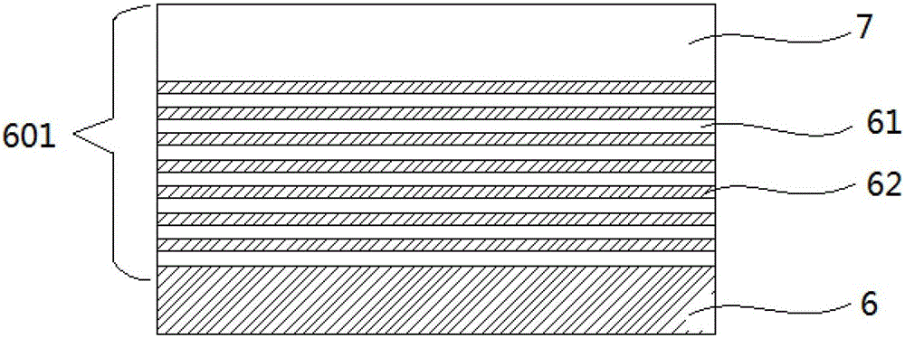 Strained superlattice tunnel junction ultraviolet led epitaxial structure and its preparation method