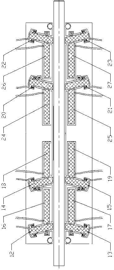 Displacement amplification ultrasonic linear motor and working method thereof