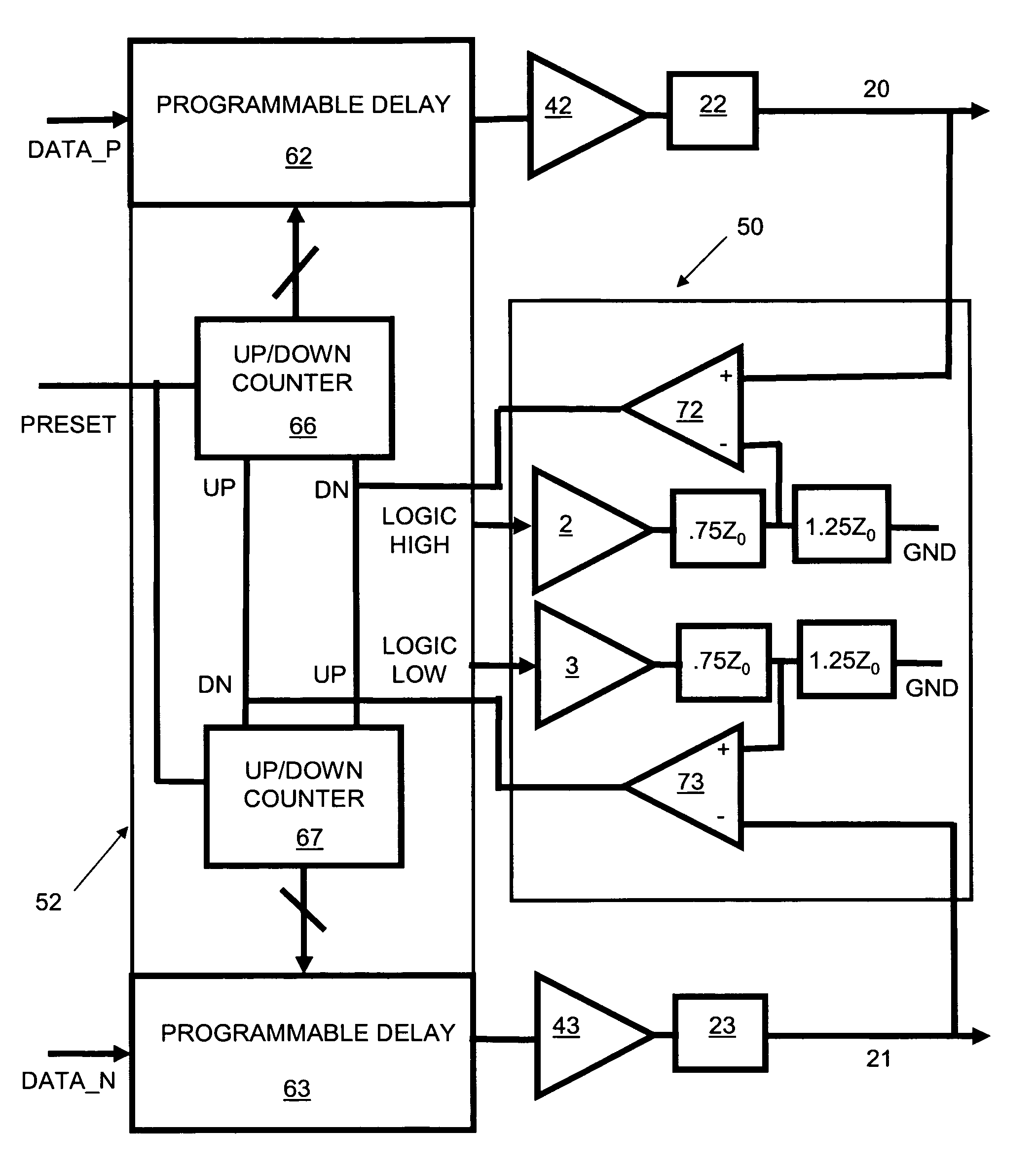 Automatic skew correction for differential signals