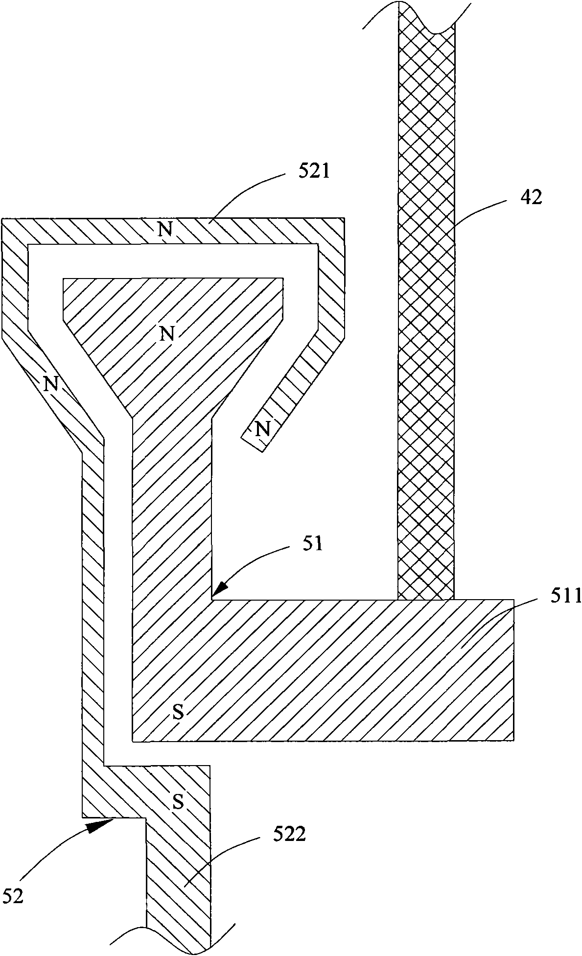 Magnetic suspension type chain sail wind machine