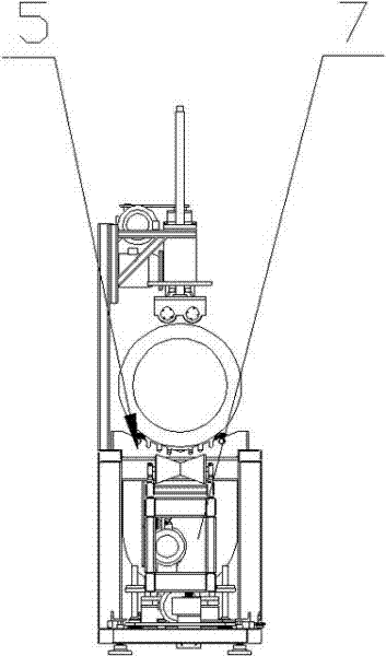 Cutting machine for automatically slitting long tube stock into short tubes