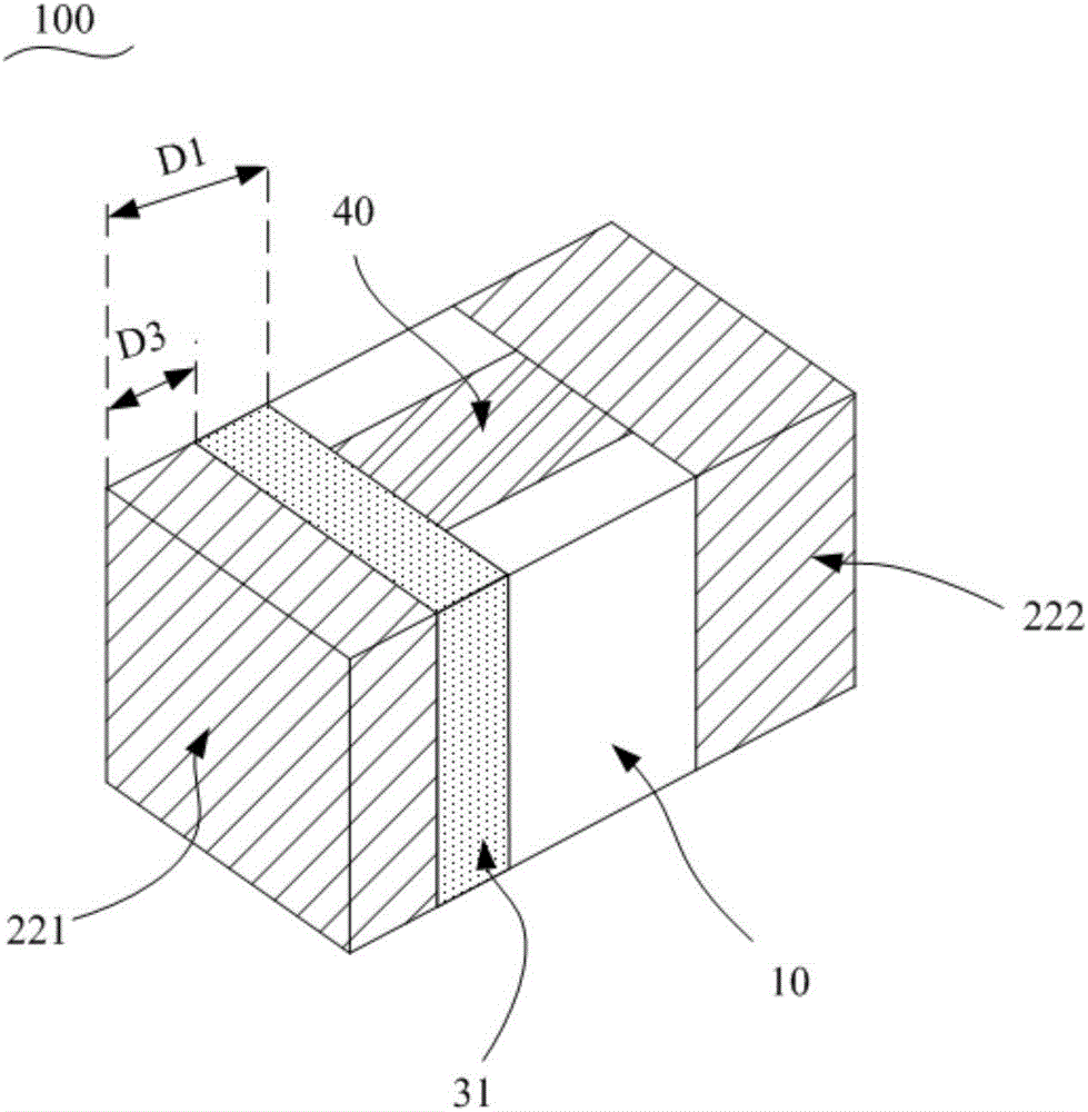 Composite electronic component and preparation method thereof