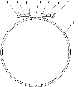 Method for repairing housing of hot blast heater in late service period