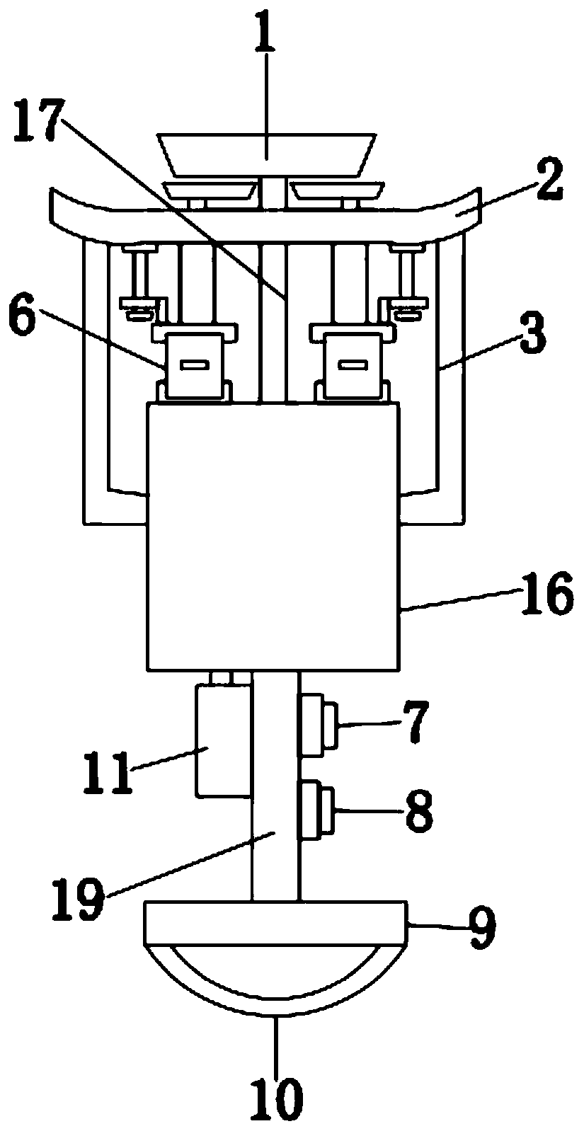 Vaginal secretion sampling device for clinical application of gynaecology