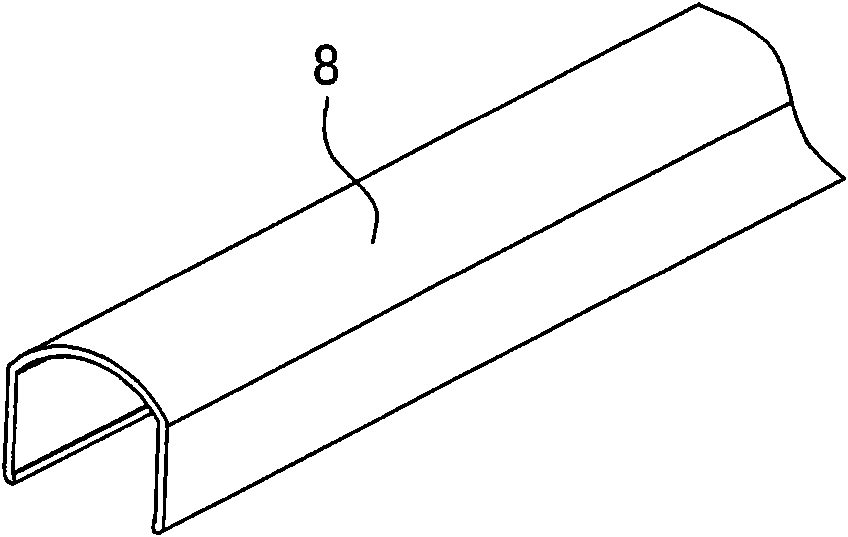 Frame-embedded photovoltaic power-generating roof bracket