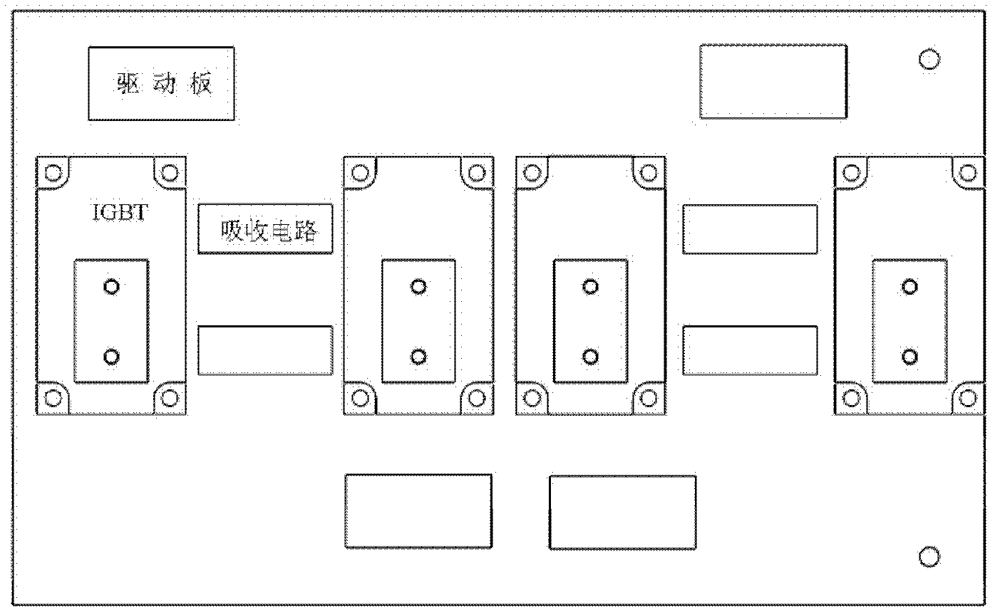 High-frequency high-voltage power supply structure