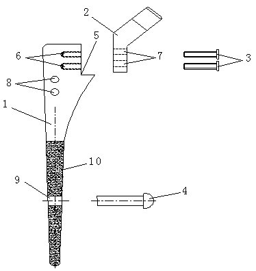 a hip prosthesis