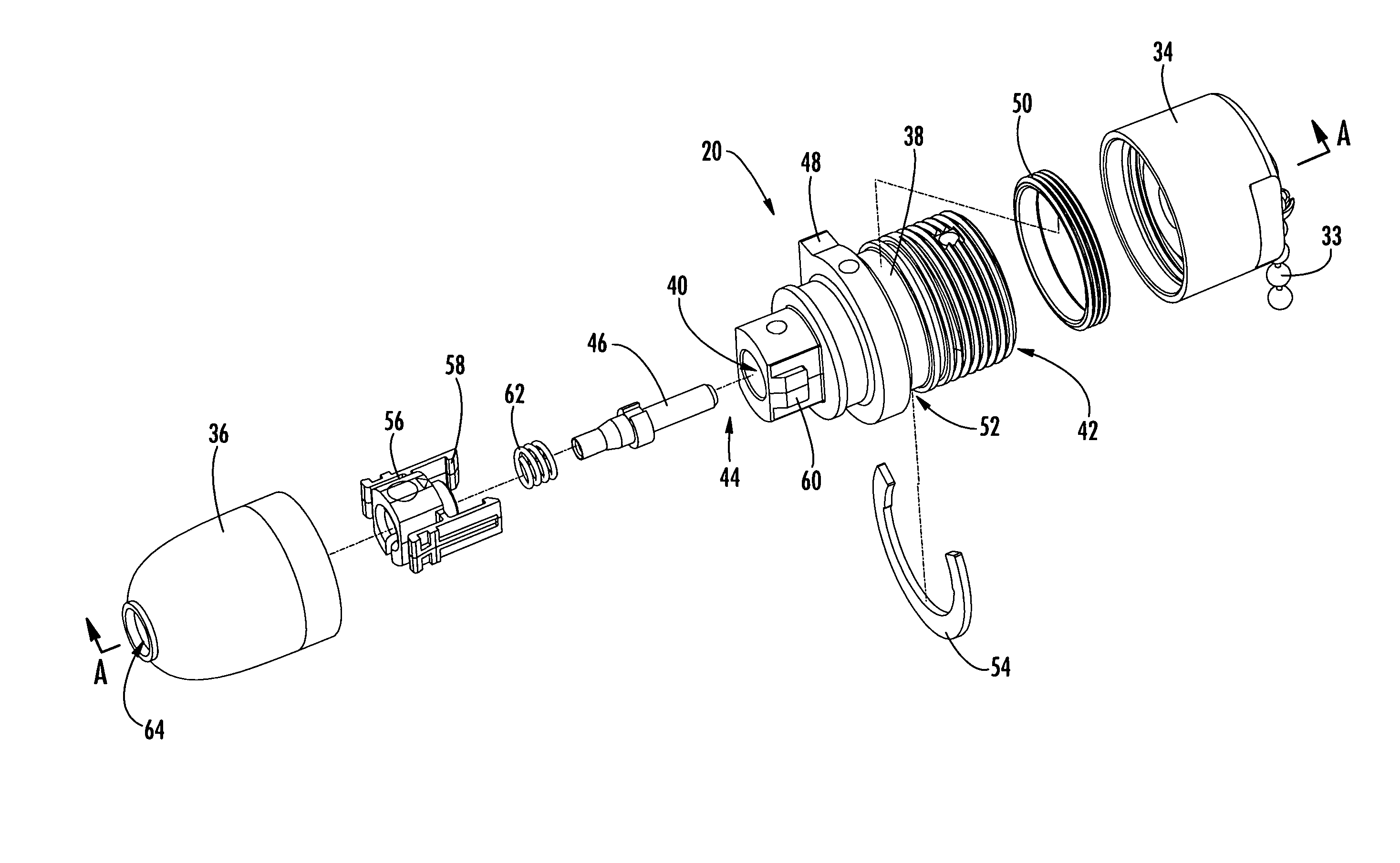 Fiber optic receptacle and plug assemblies with alignment and keying features