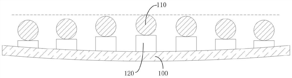 Substrate leveling jig, leveling method and probe card