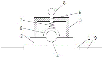 Drainage tube fixing device