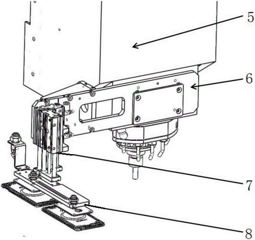 CNC engraving and milling machine with built-in loading and unloading device