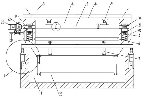 Production device and preparation method of silage