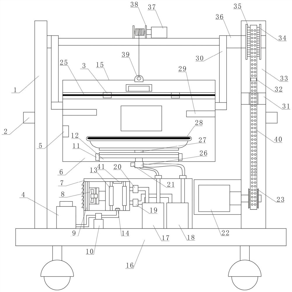 Newborn infant care device with intelligent temperature control effect