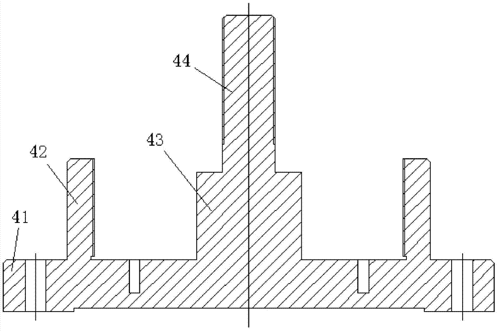 Coreless motor stator glue pouring and shaping mechanism