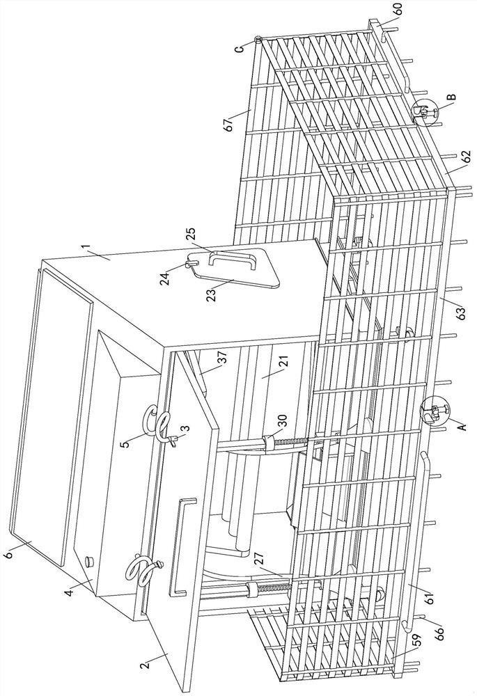 Movable chicken house free of manure cleaning