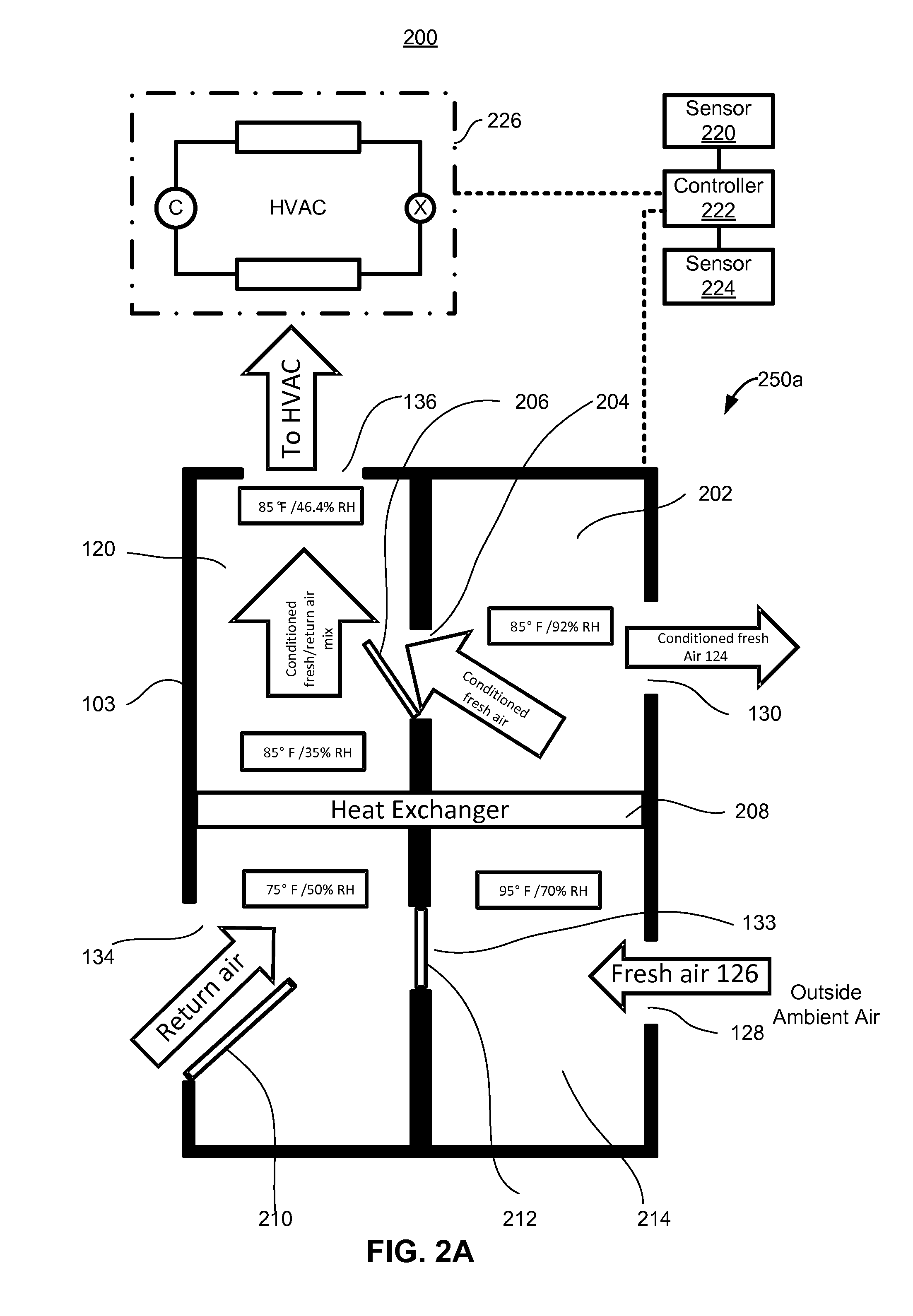 Air Conditioning System Utilizing Heat Recovery Ventilation for Fresh Air Supply and Climate Control