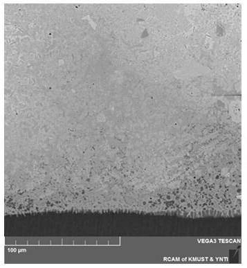 Method for preparing amorphous composite coating through laser cladding