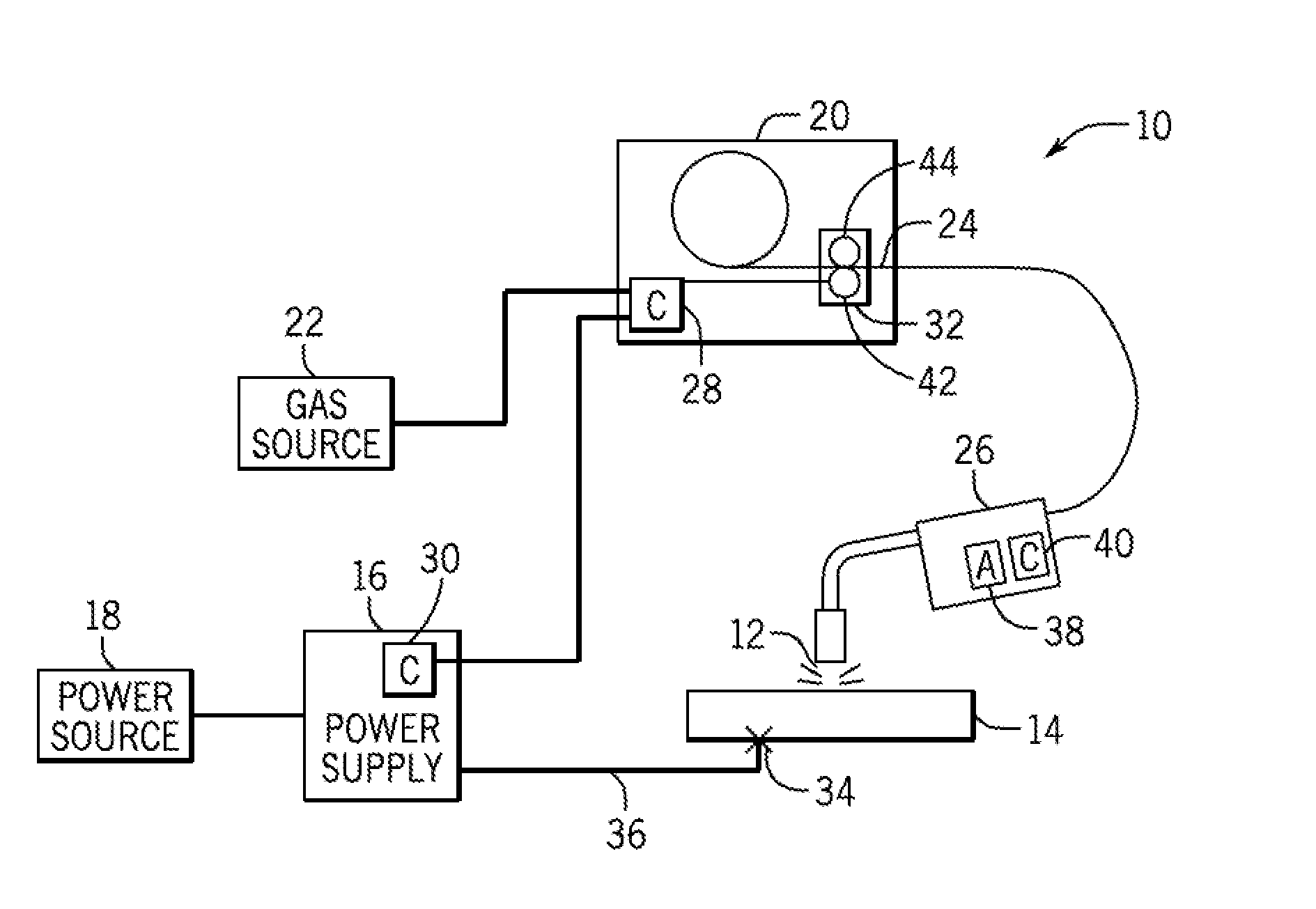 Gravity-based weld travel speed sensing system and method