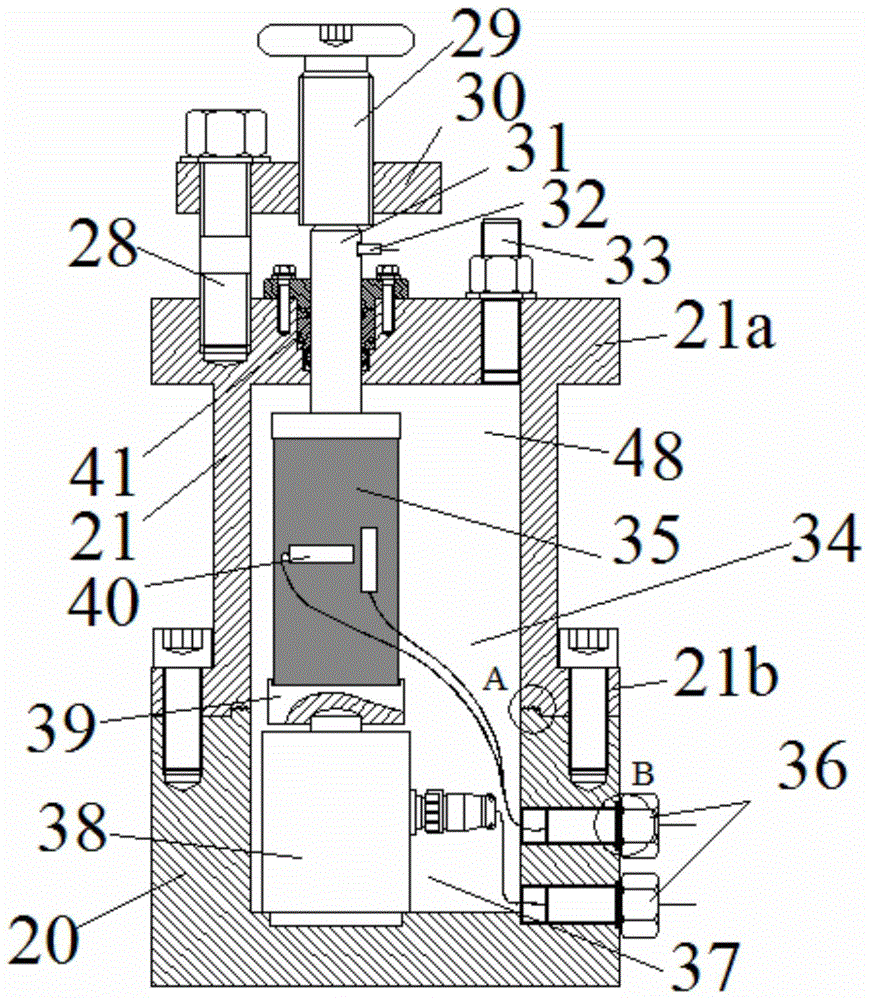 Coal seam gas adsorption and desorption deformation and deformation force dynamic test system