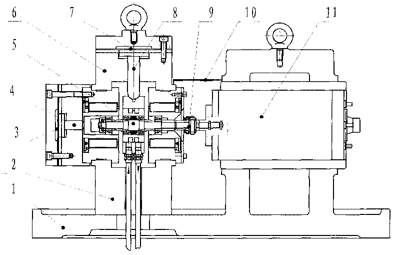 High-temperature high-speed test method for sealed bearing