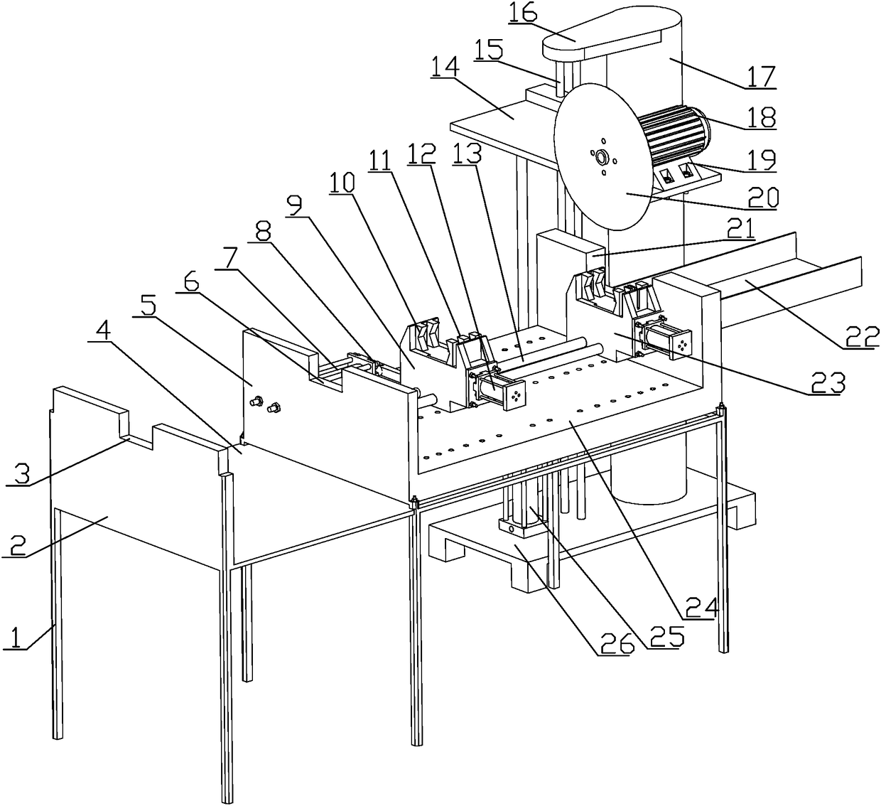 Automatic pipe cutting machine and operation method