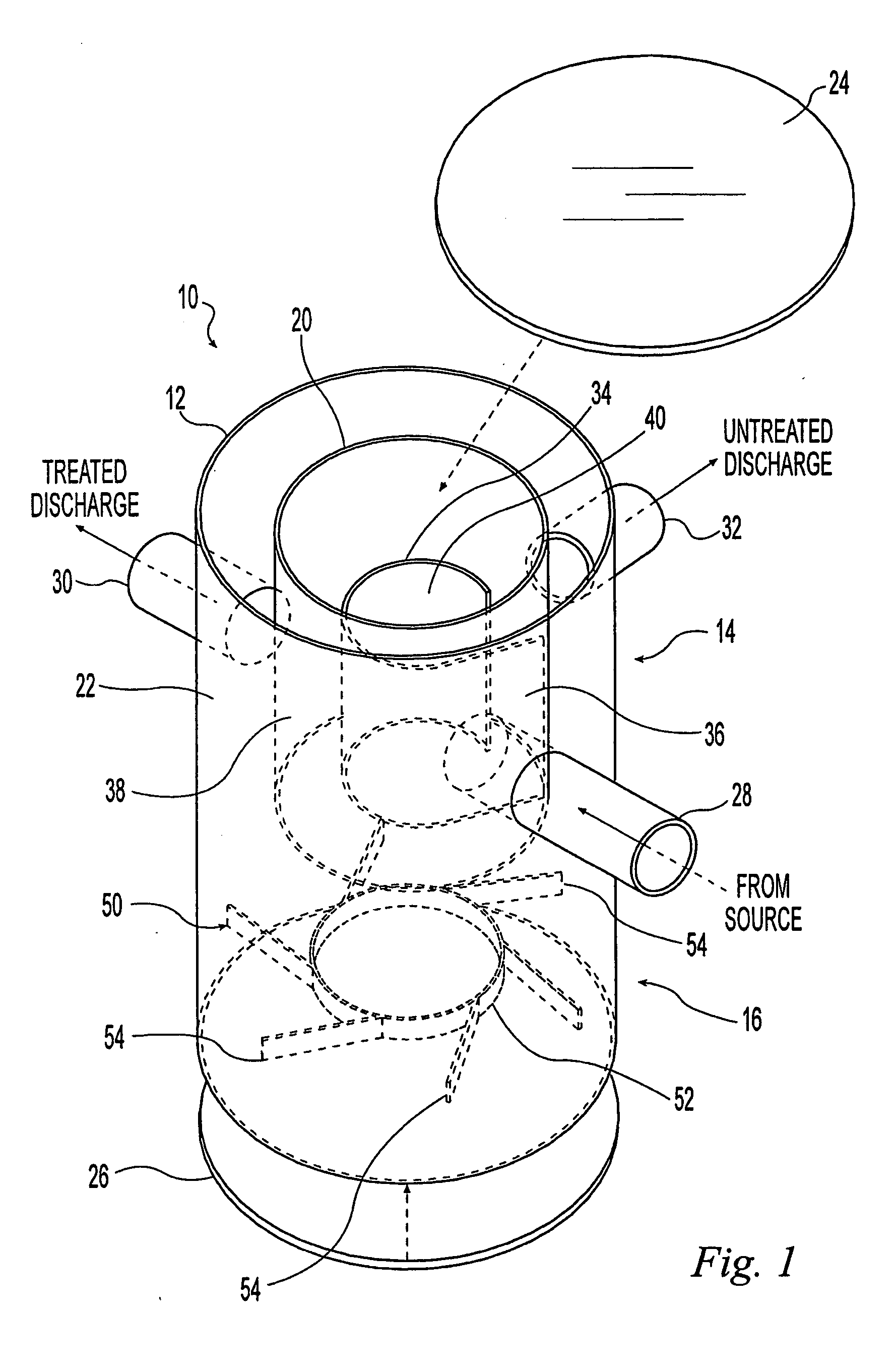 Storm water runoff treatment system