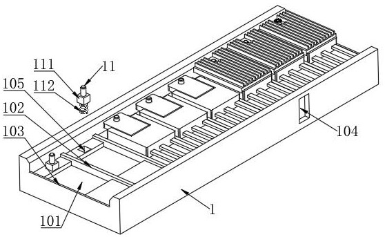 Triode cooling fin assembling clamp and equipment