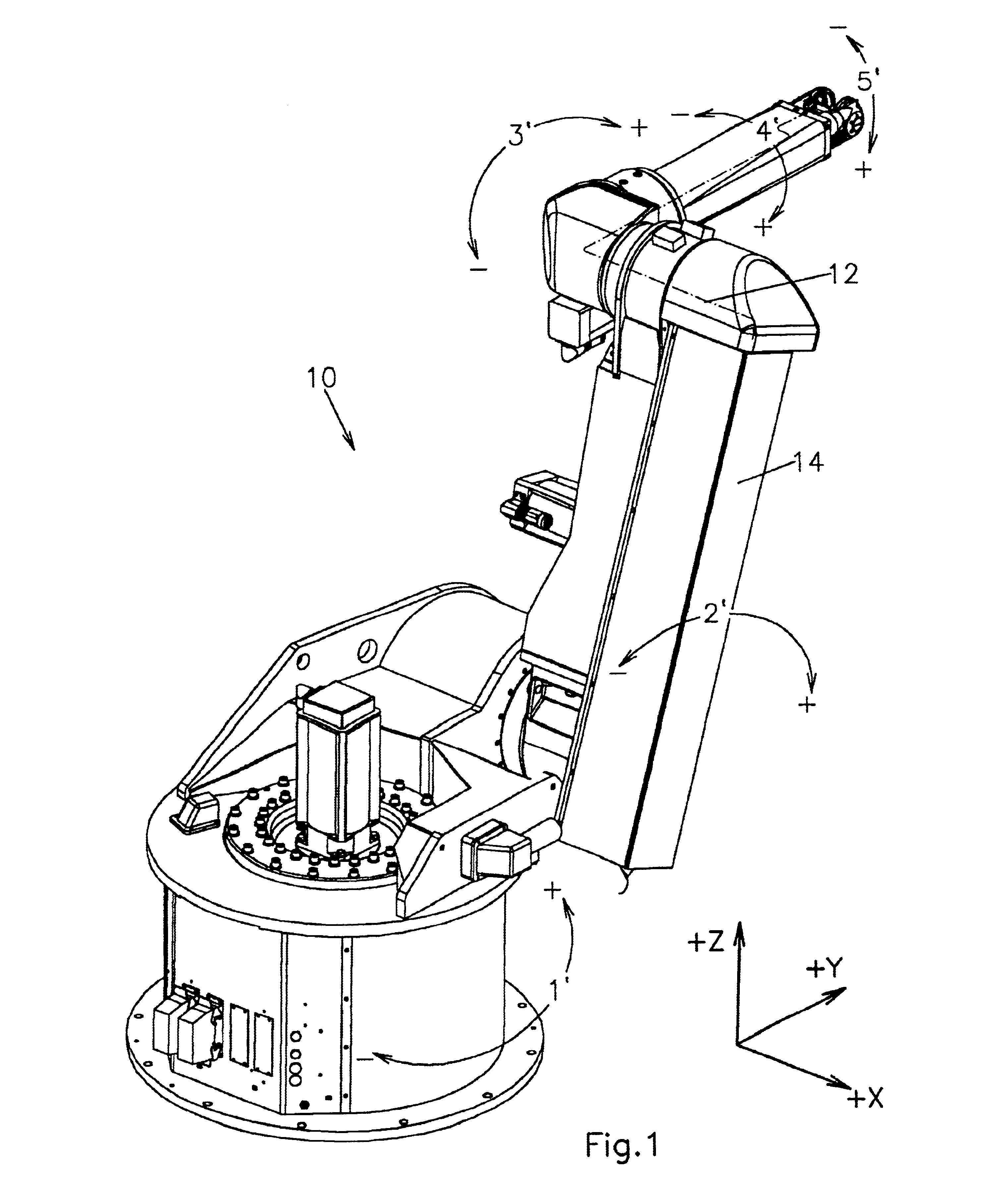 Buckling arm robot