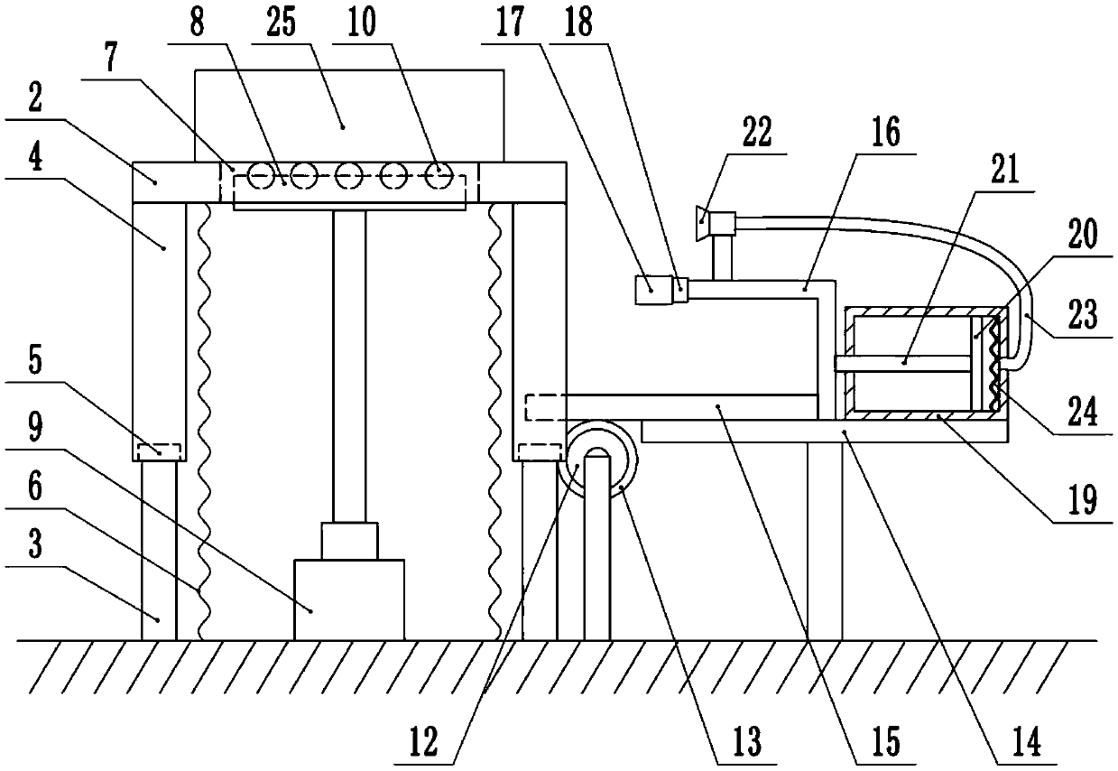 Automatic detecting and labeling device for household electrical waste product