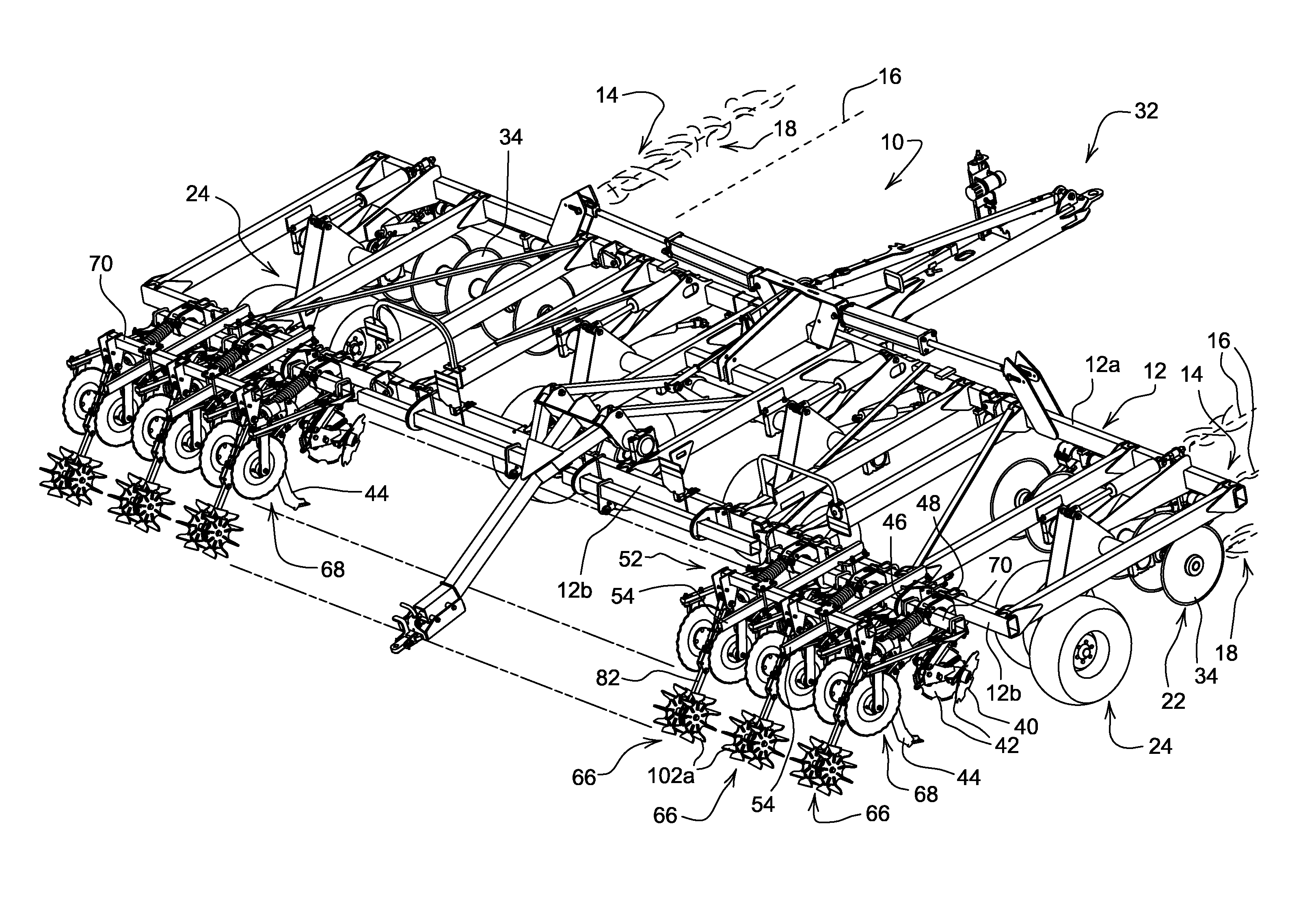 Split rolling basket