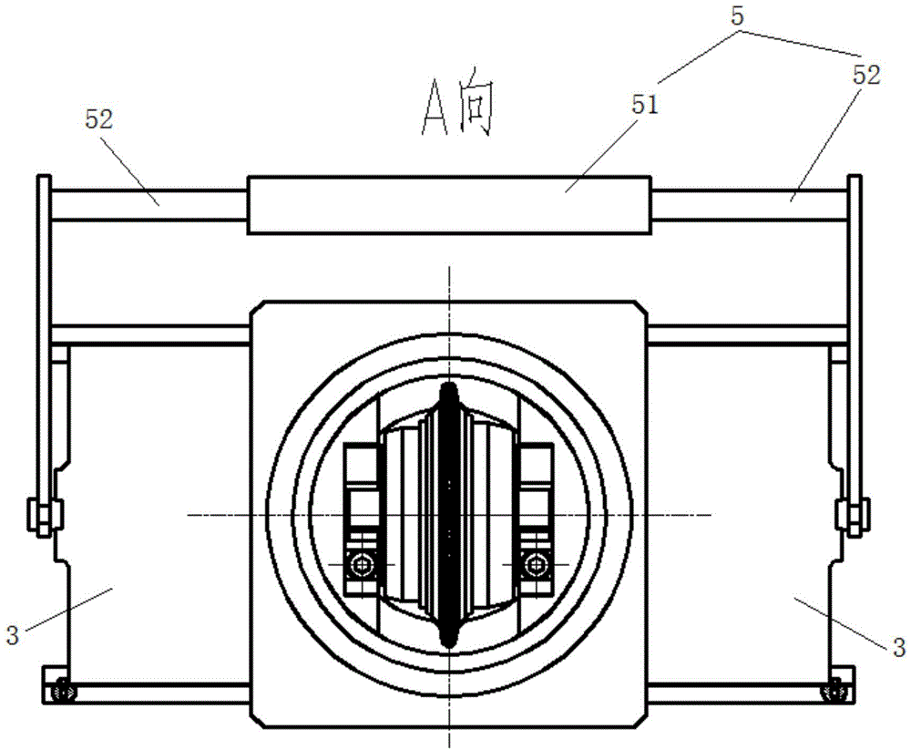 Replacement device for shield cutters