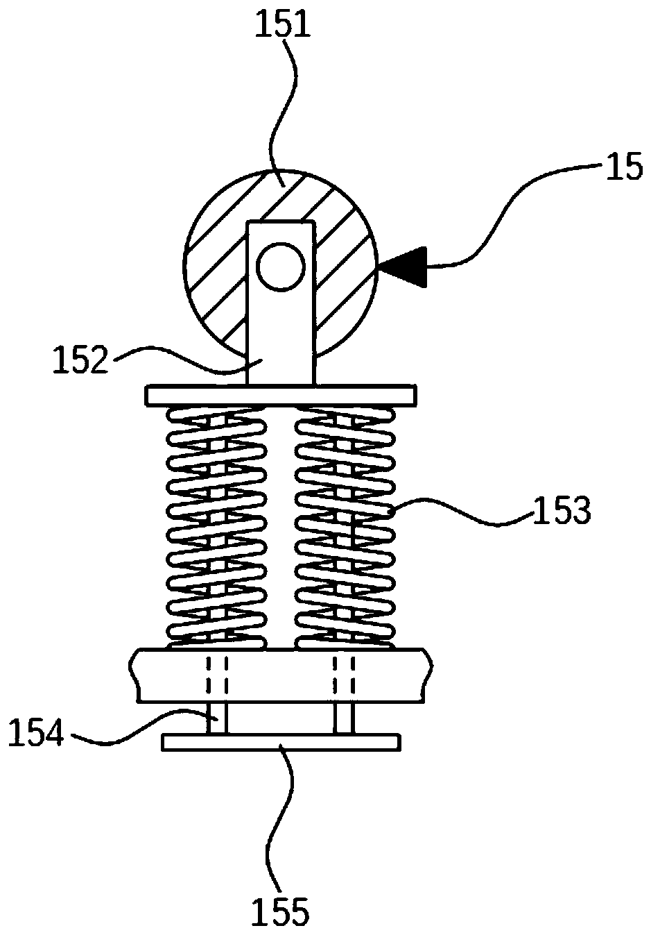 Traction rehabilitation device for orthopedic nursing