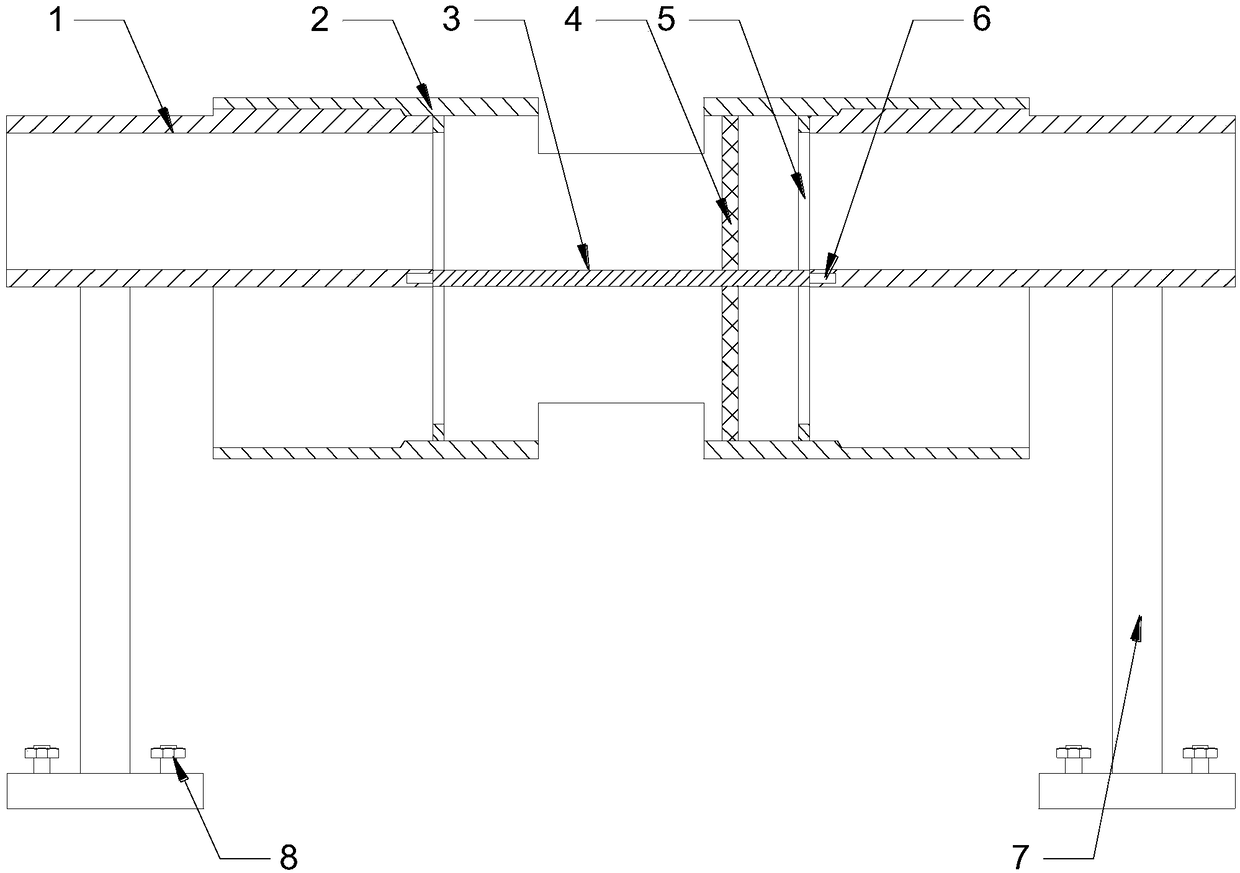 Water draining and residue intercepting device used for waterproofness