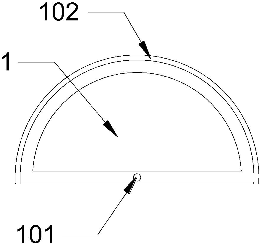 Water draining and residue intercepting device used for waterproofness