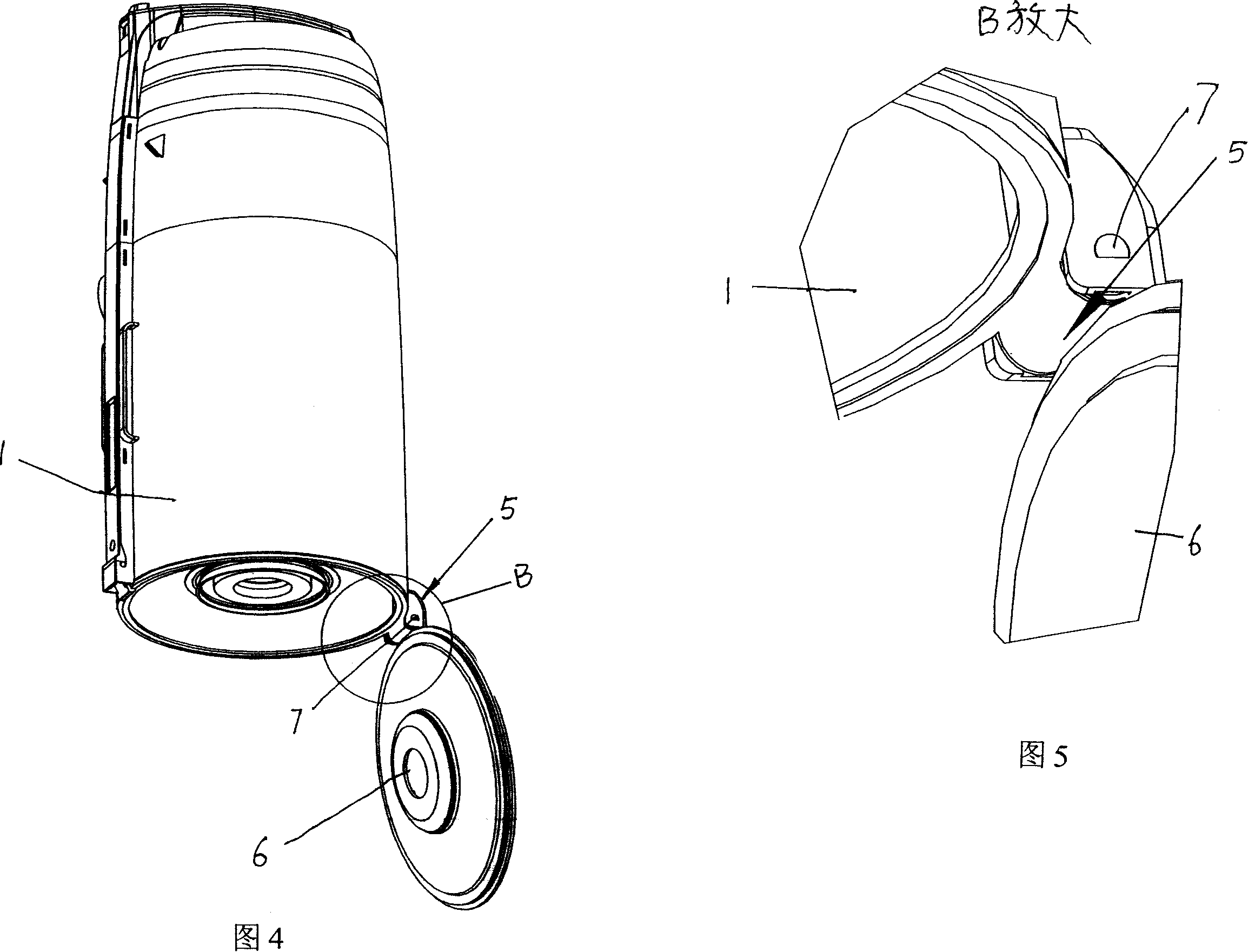 Dust collecting drum of vacuum dust collector