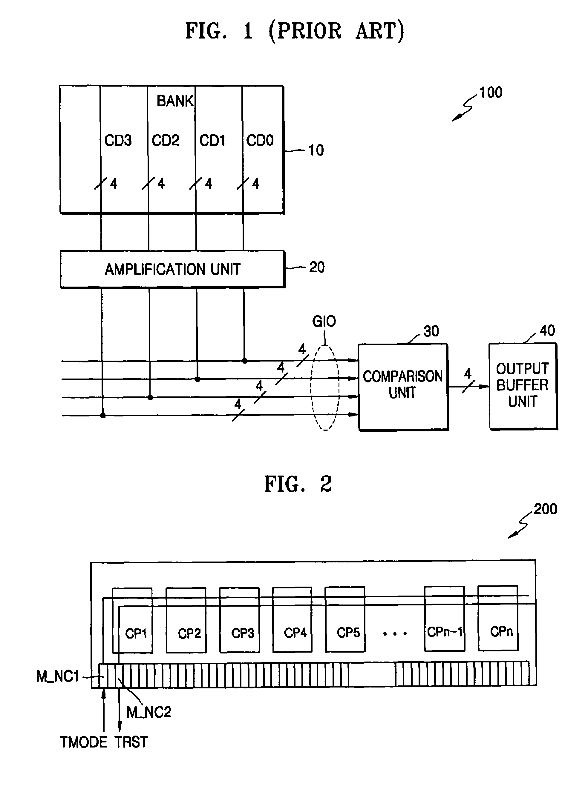 Memory module with parallel testing