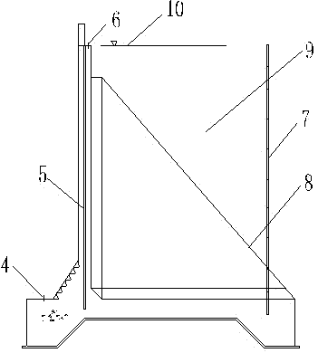 Monitoring device and monitoring method for lift wall deformation of ship lock