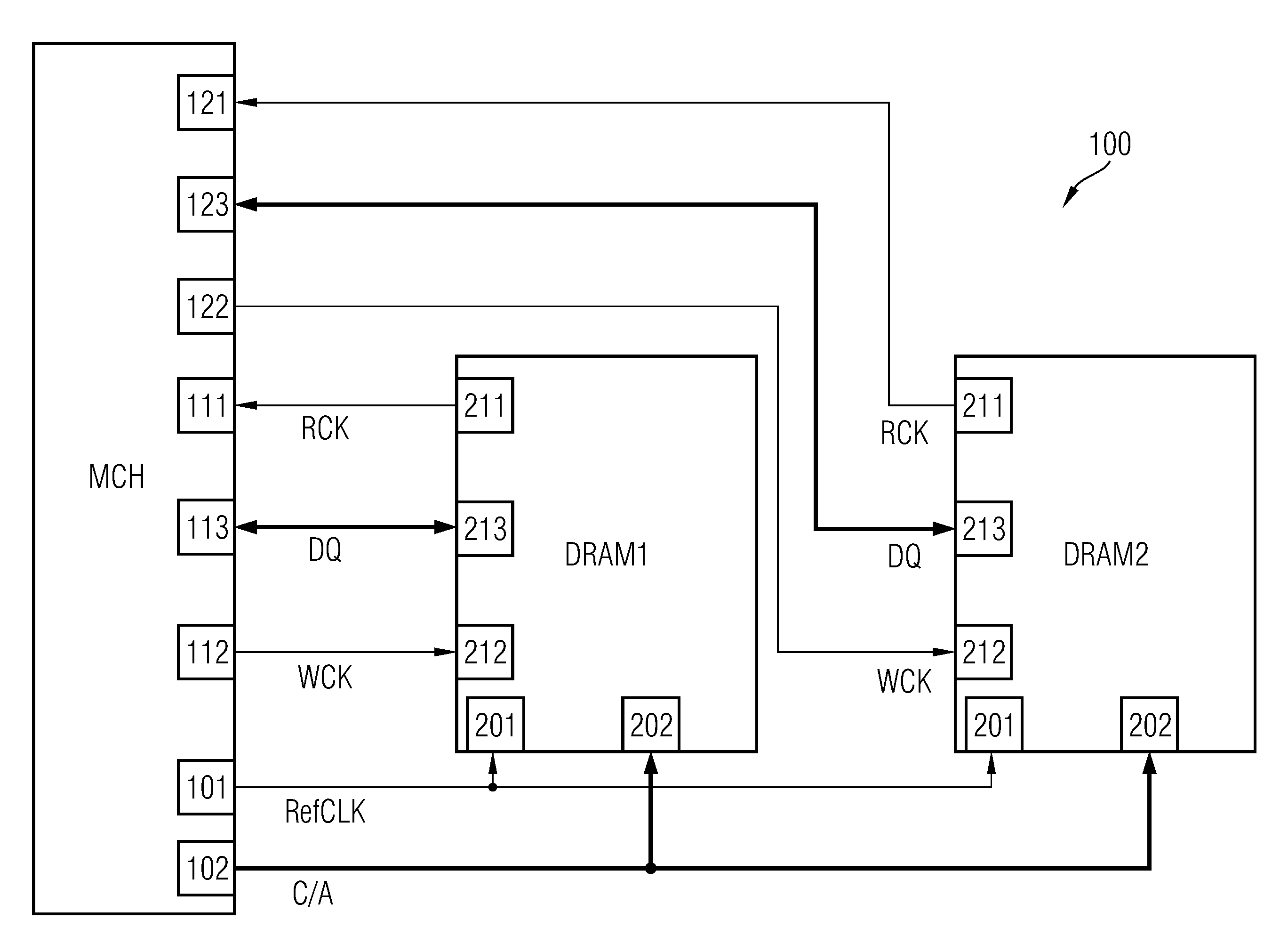 Memory device and memory system comprising a memory device and a memory control device