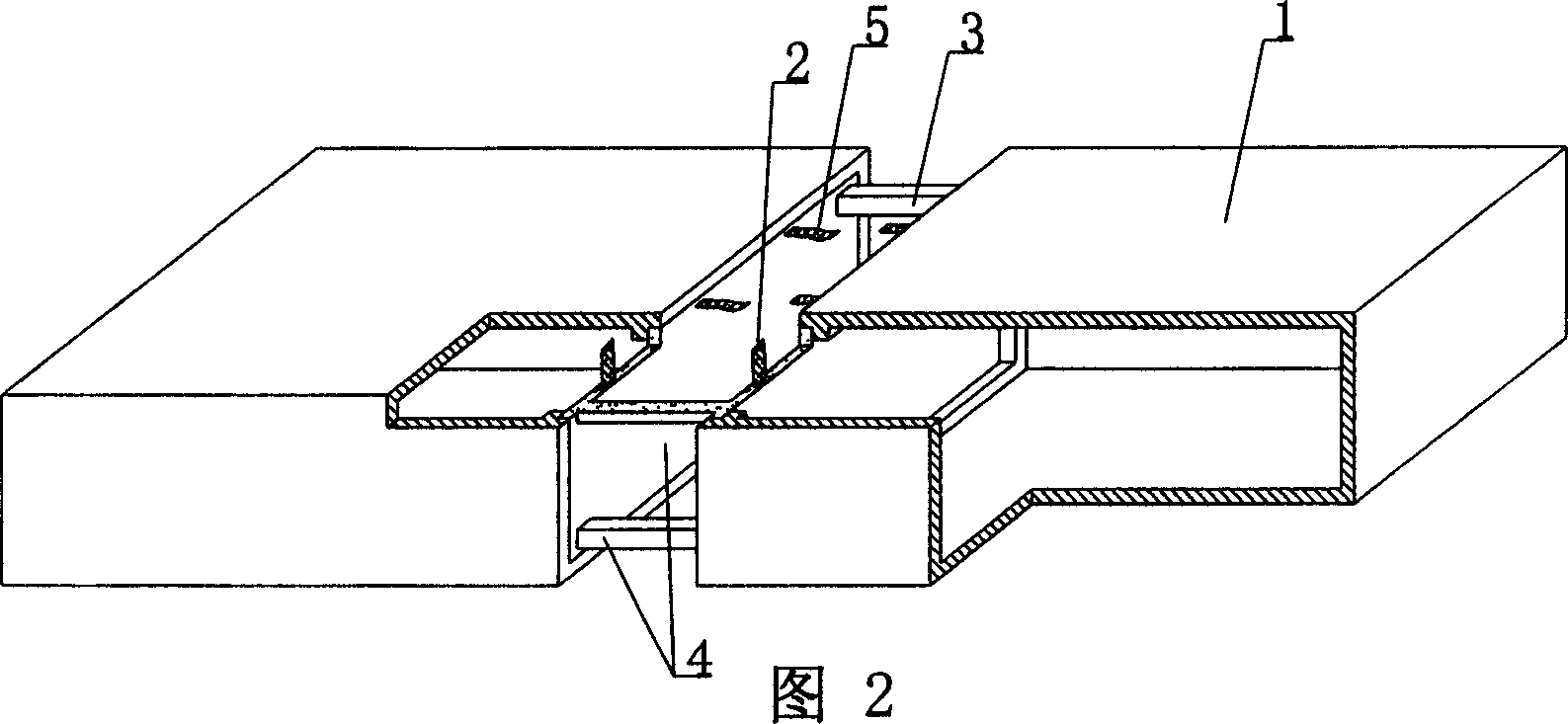 A hollow component for concrete