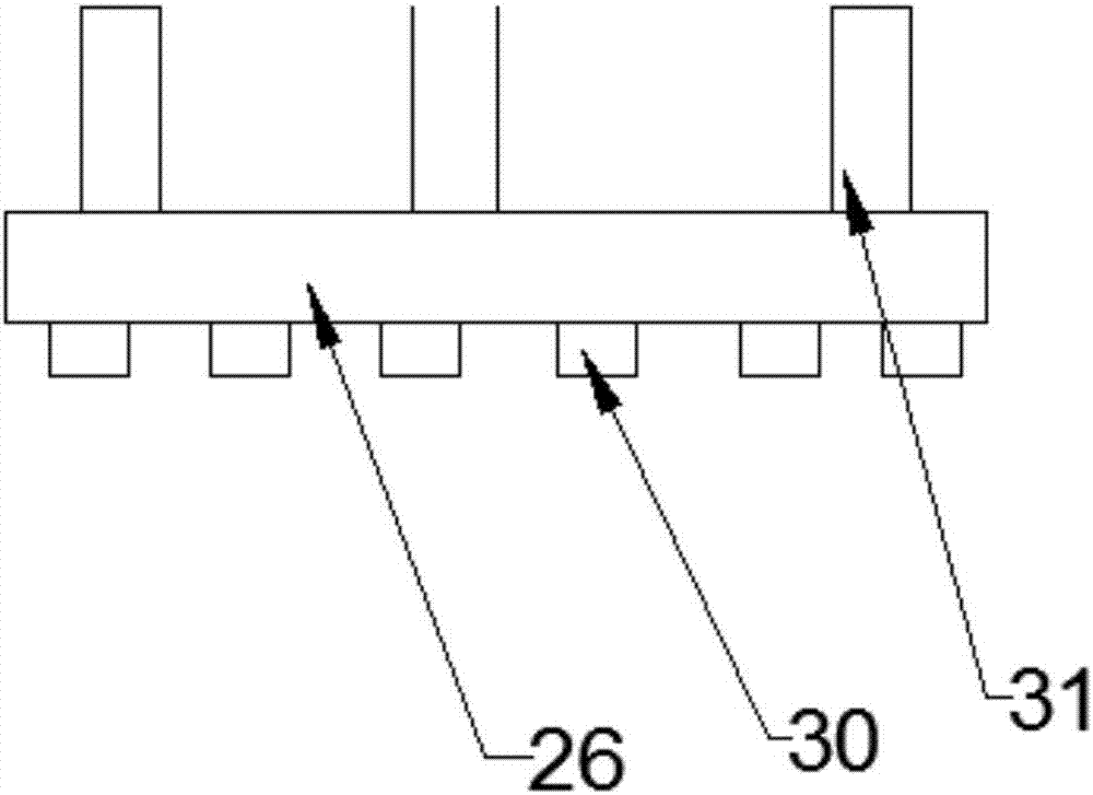 Dust removing and falling device for construction sites