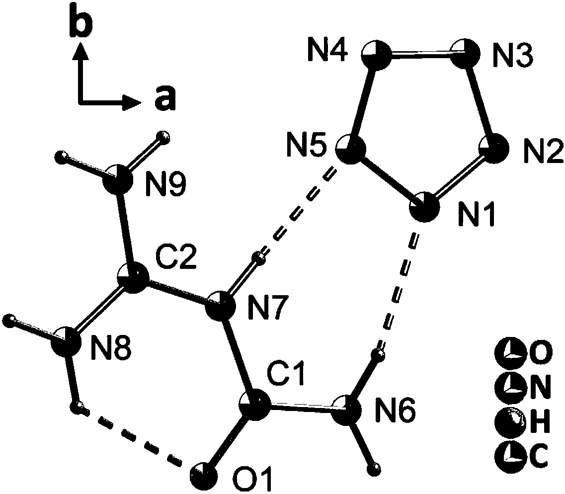 Anhydrous nonmetallic pentazole ion salt and preparation method thereof